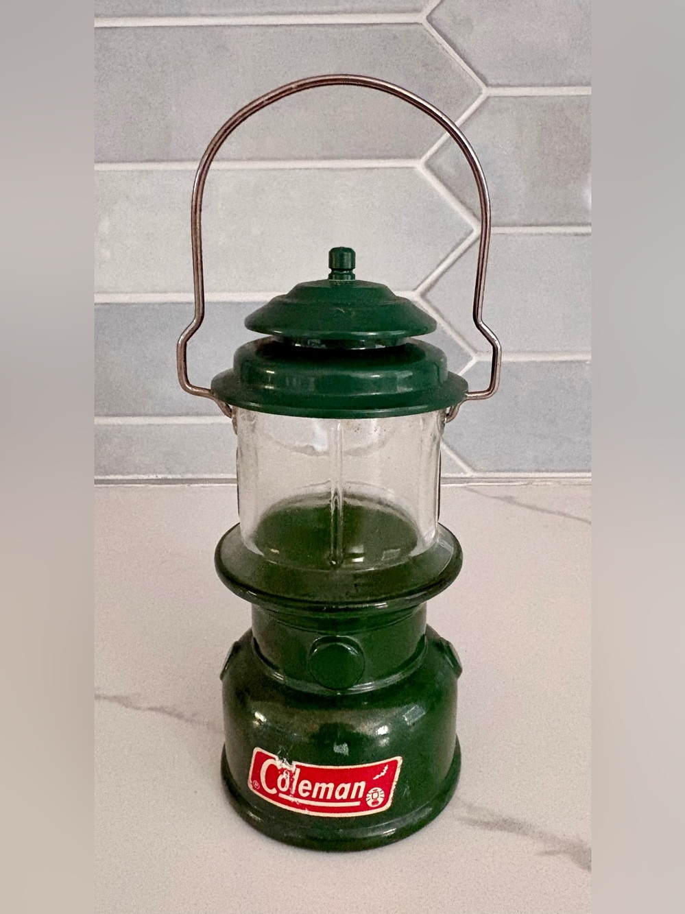 Vintage Avon Coleman Lantern Seep Woods Cologne Bottle  (Empty)